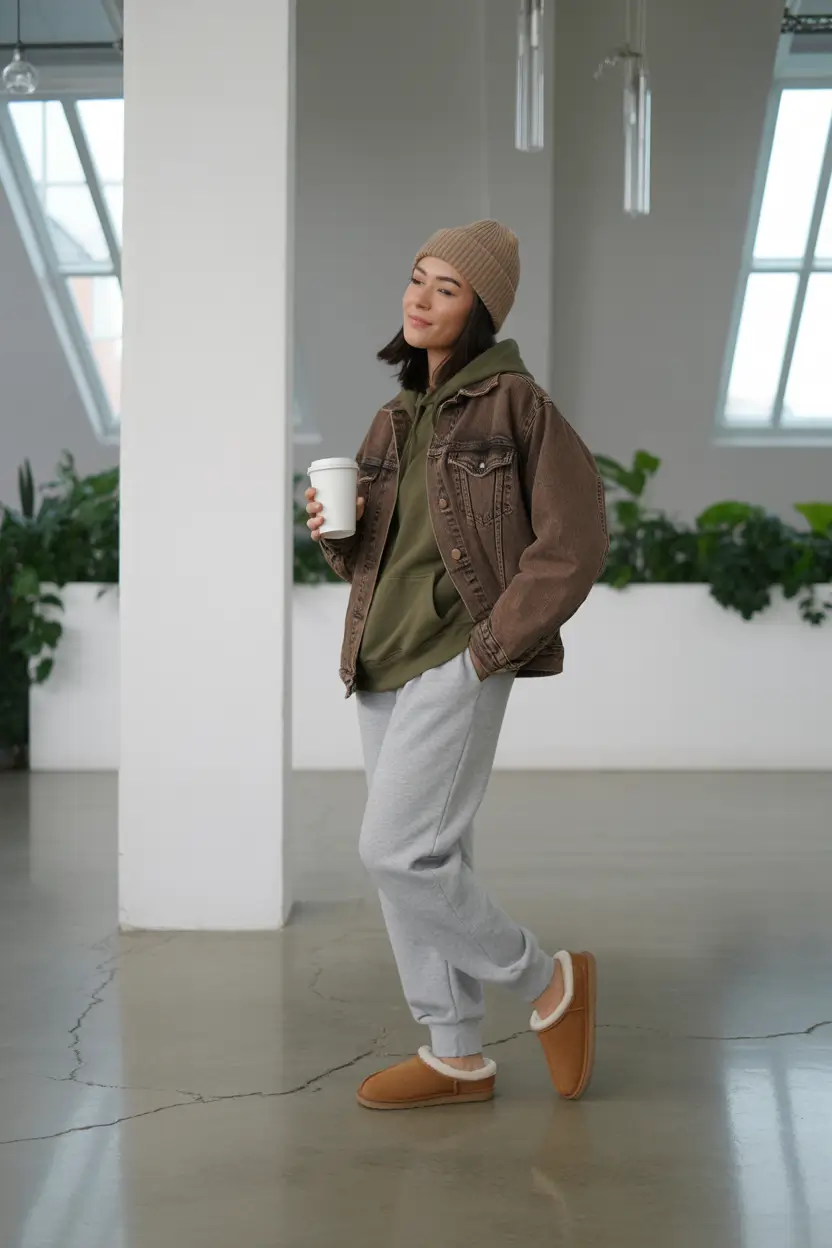 hoodie outfits Coffeehouse Neutrals