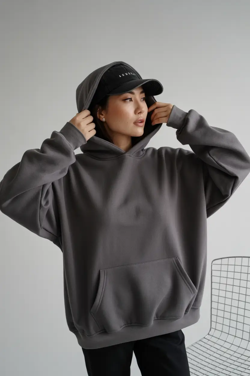 hoodie outfits Graphite Cool Girl Energy