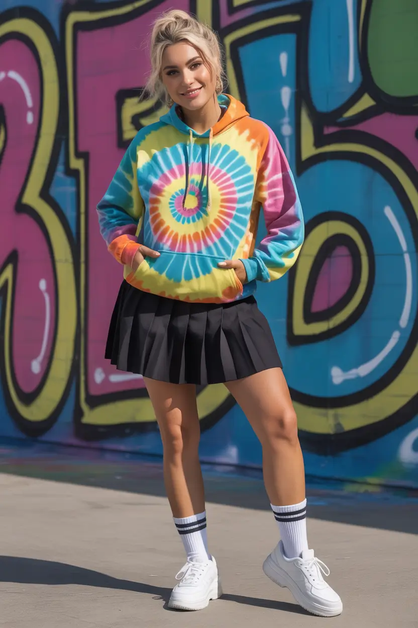 hoodie outfits Tie-Dye Revival