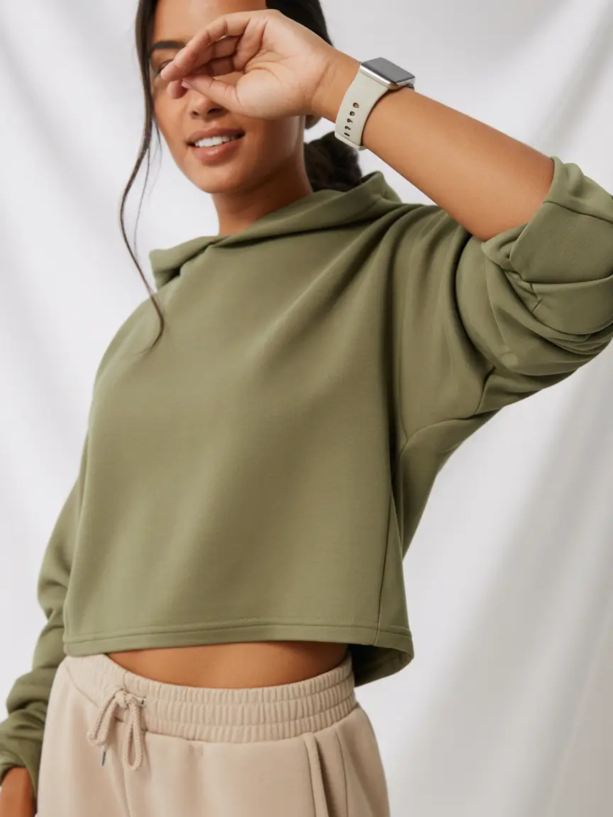 hoodie outfits Soft Sage Serenity