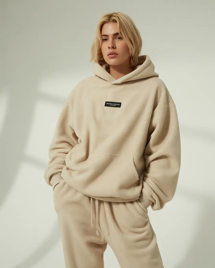 hoodie outfits Cozy Cream Dream