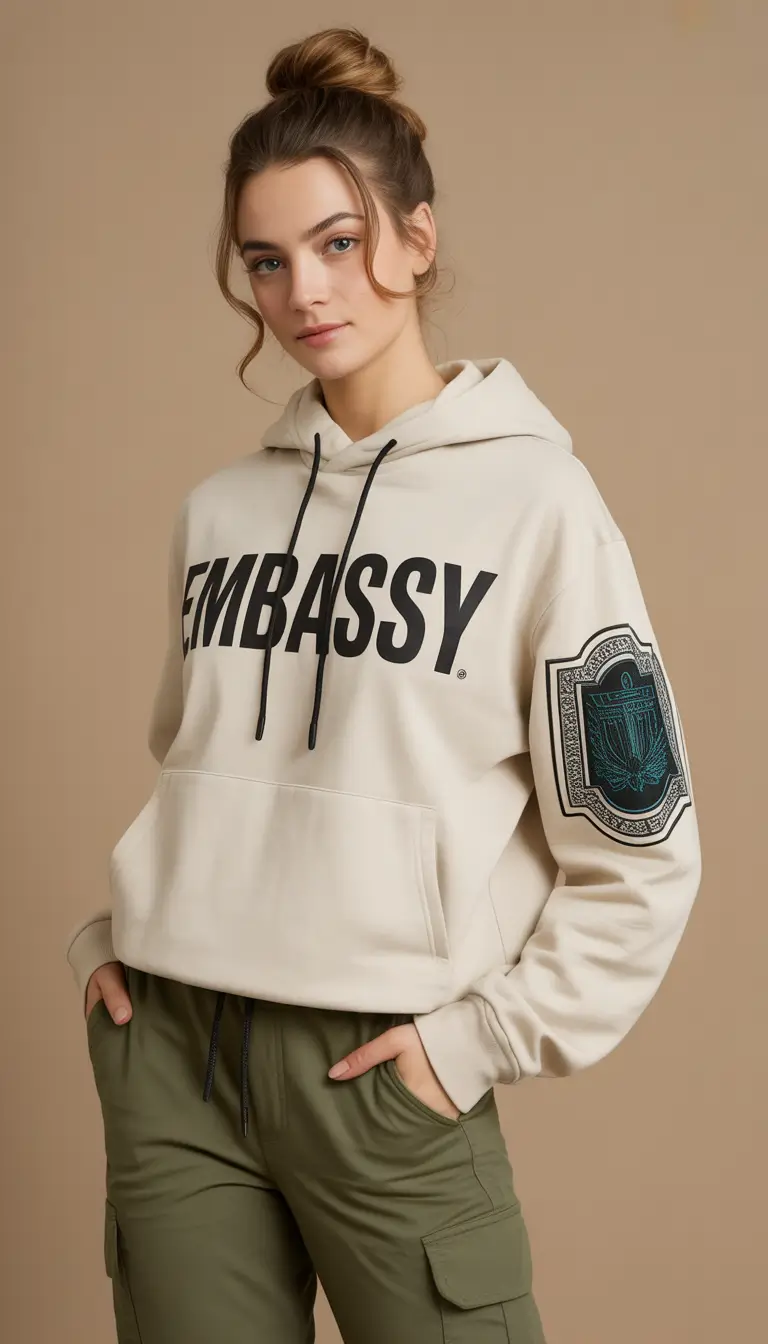 hoodie outfits Statement Cream Utility