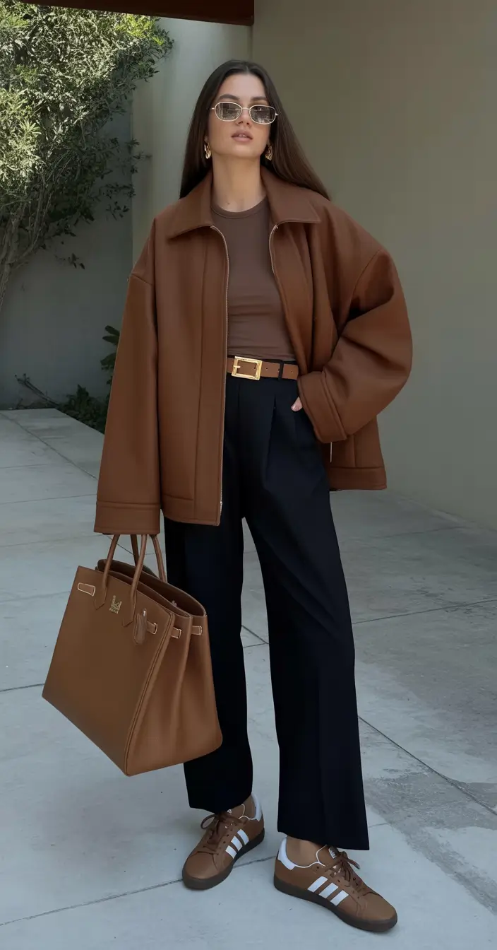 brunch-outfits-Sporty-Luxe-in-Earth-Tones