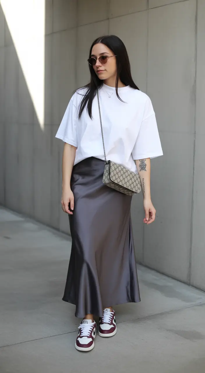 brunch-outfits-Sporty-Satin-Fusion