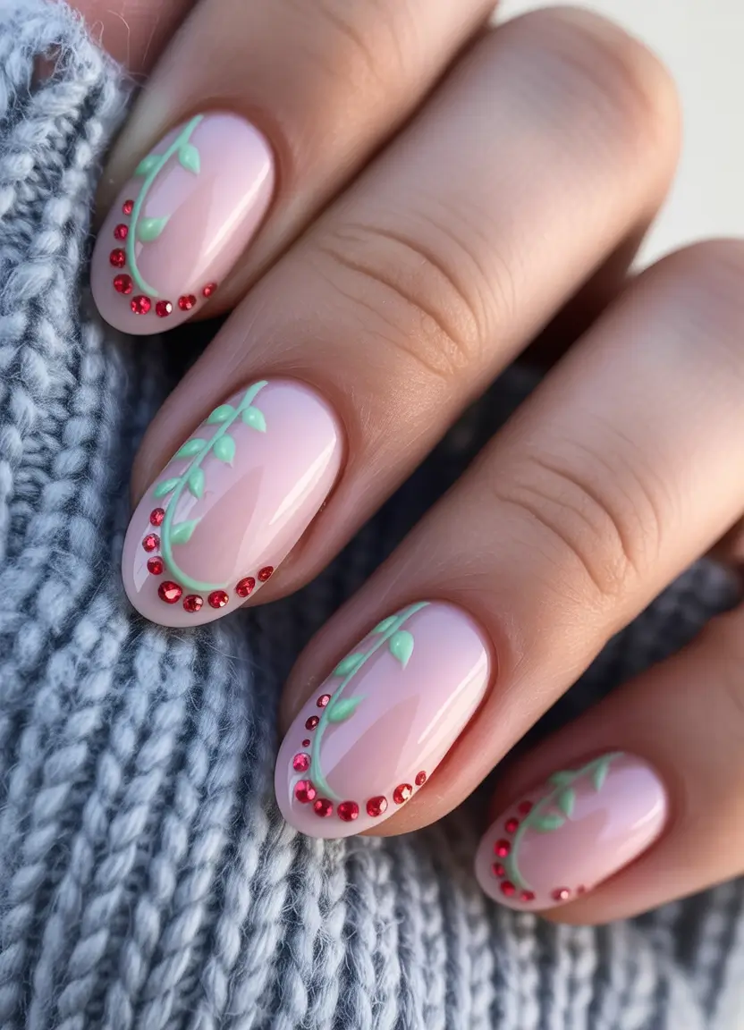 christmas-nails-crystal-berry-minimalism