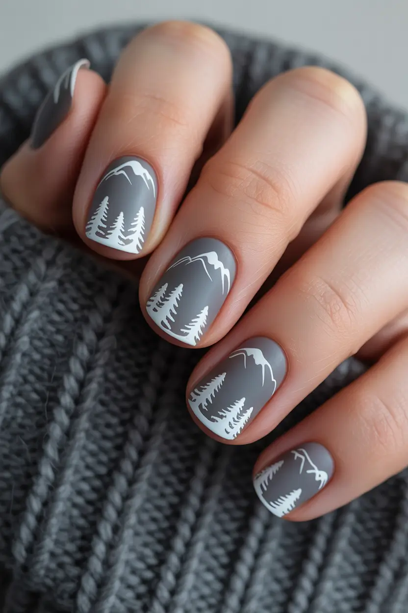 christmas-nails-winter-forest-escape