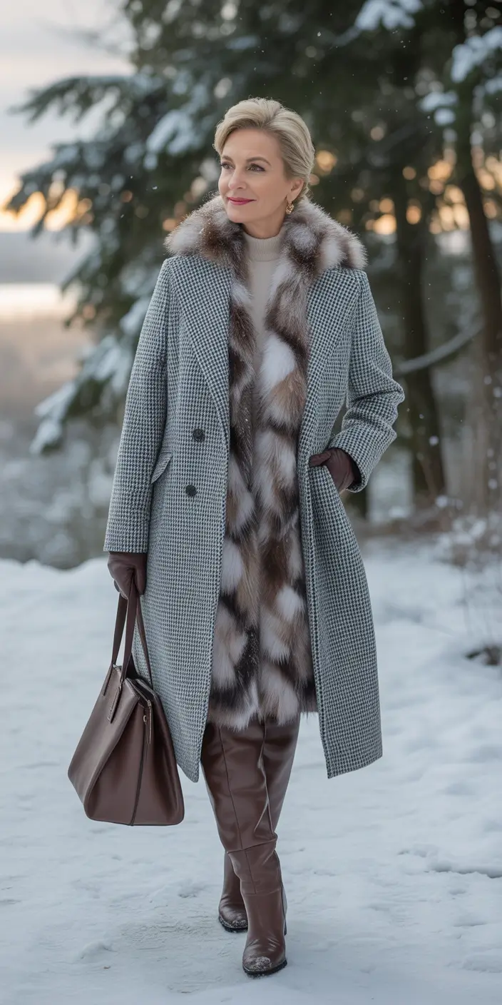 cold weather outfits Timeless Winter Grace