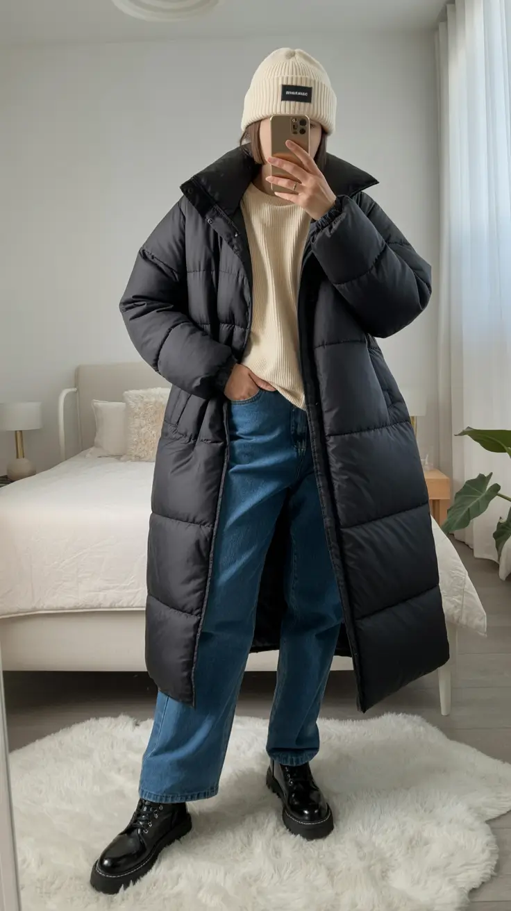 cold weather outfits Urban Puffer Confidence