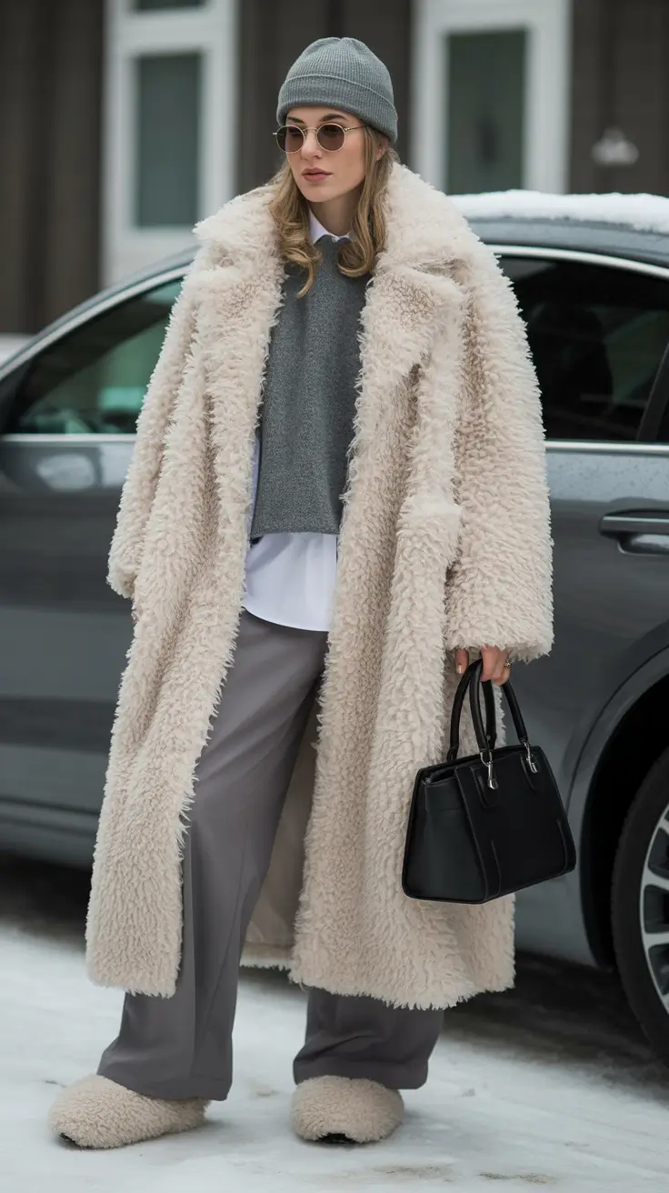 cute outfits Teddy Luxe Chic