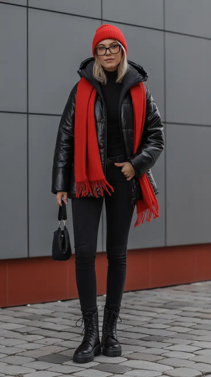 cute outfits Red Energy Minimalism