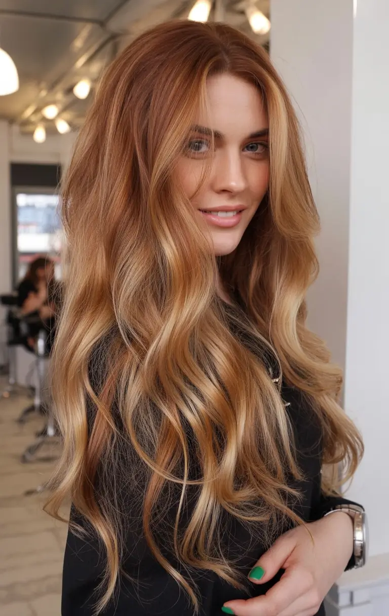 hair color ideas Caramel Sunrise Melt