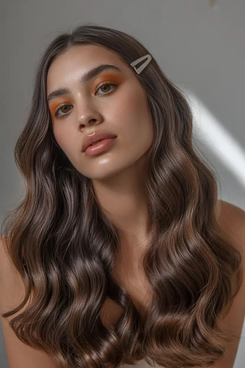 hair color ideas Cocoa Cascade Waves