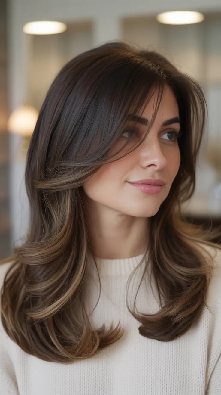 hair color ideas Toasted Caramel Layers