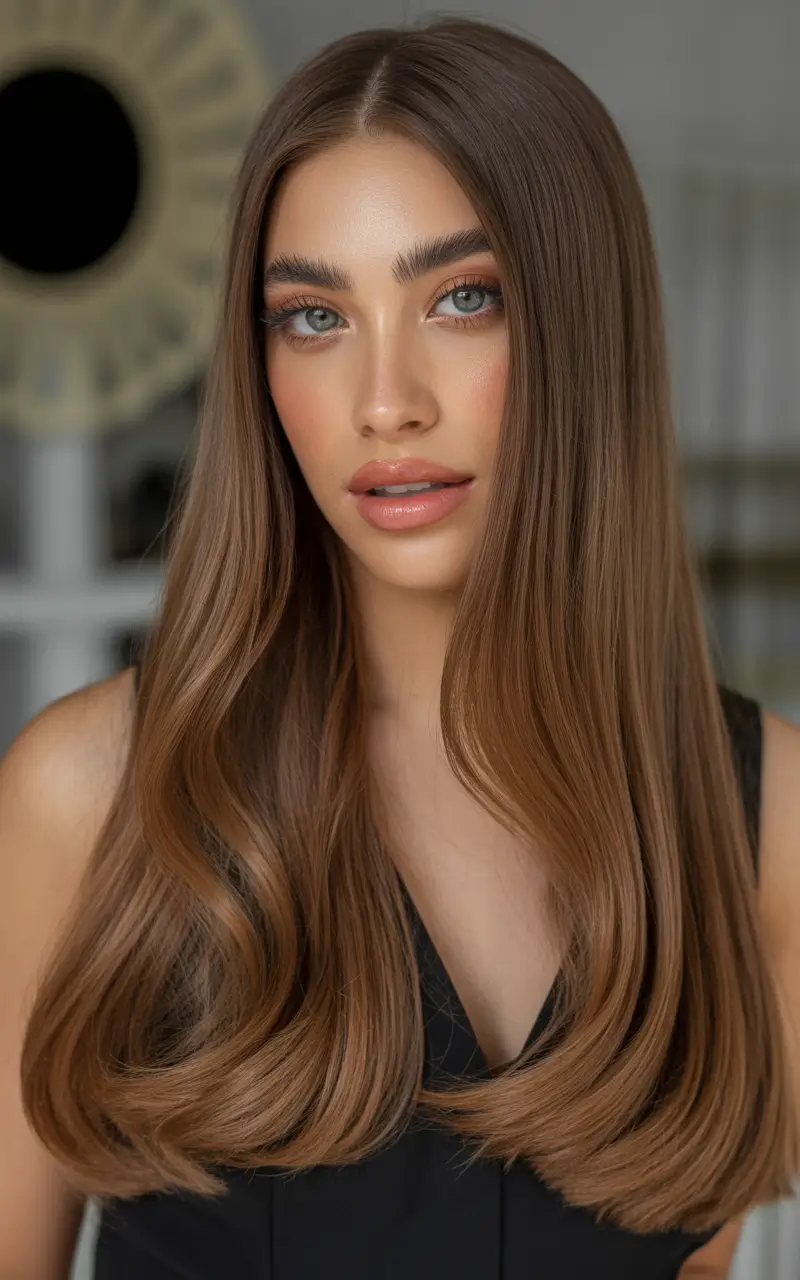 hair color trends Milk Tea Brunette