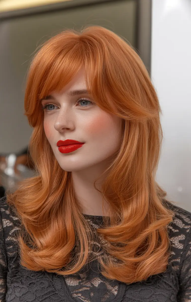 hair color trends Soft Apricot Layers