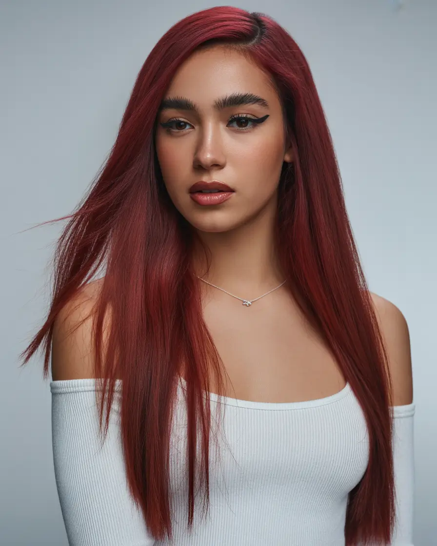 hair color trends Cherry Cola Sleek