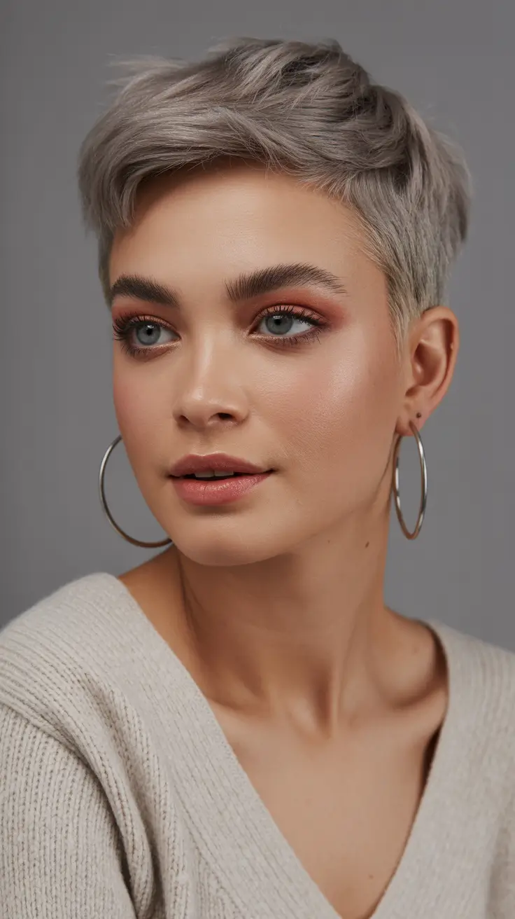 hair color Silver Frost Pixie 2026