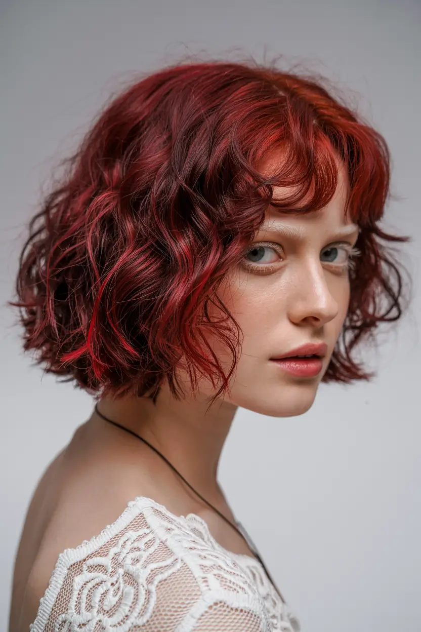 hair color Crimson Curl Crush 2026