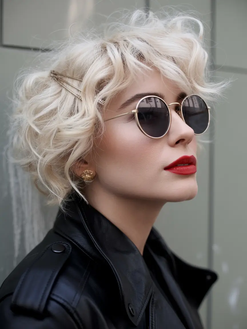 hair color Platinum Rebel Curls 2026