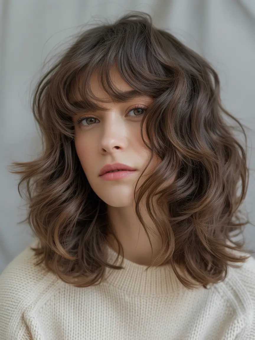 hair color Soft Chocolate Shag 2026