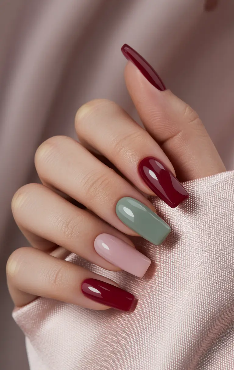 late winter nails design and color Muted Modern Romance