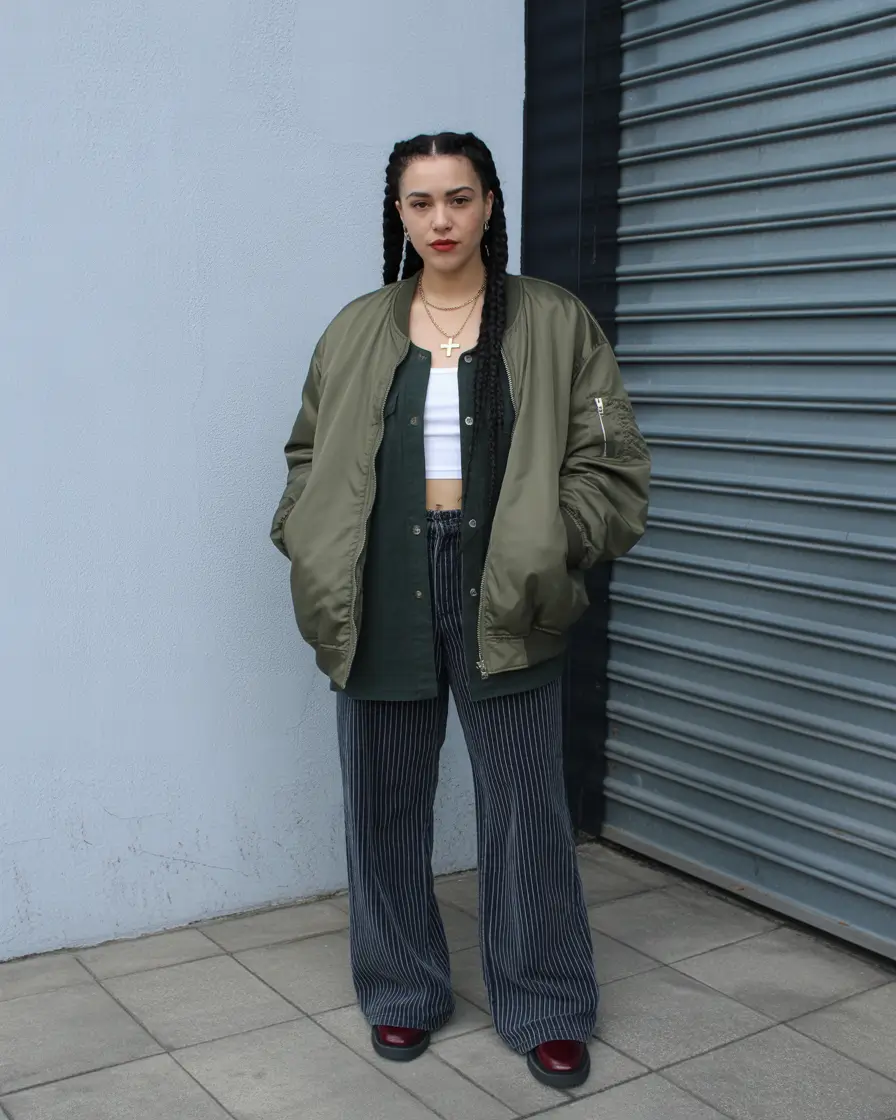 outfits layering Relaxed Street Proportions