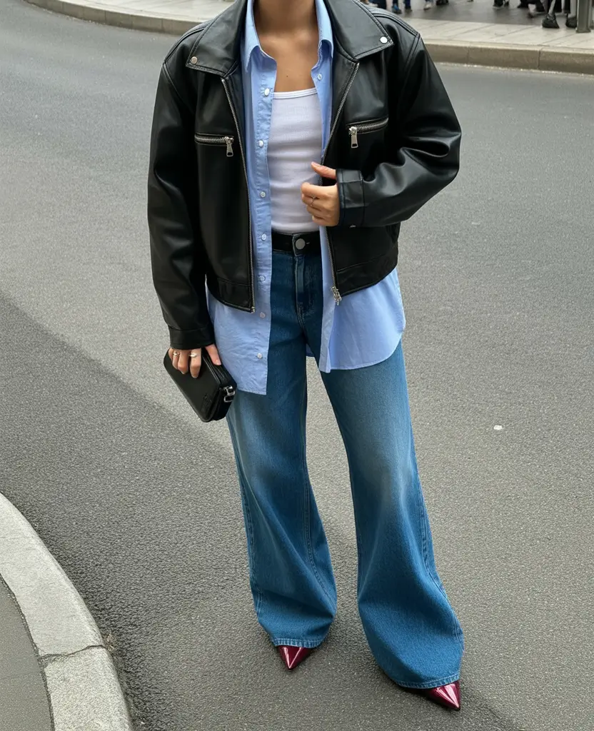 outfits layering City Edge with a Hint of Rebellion