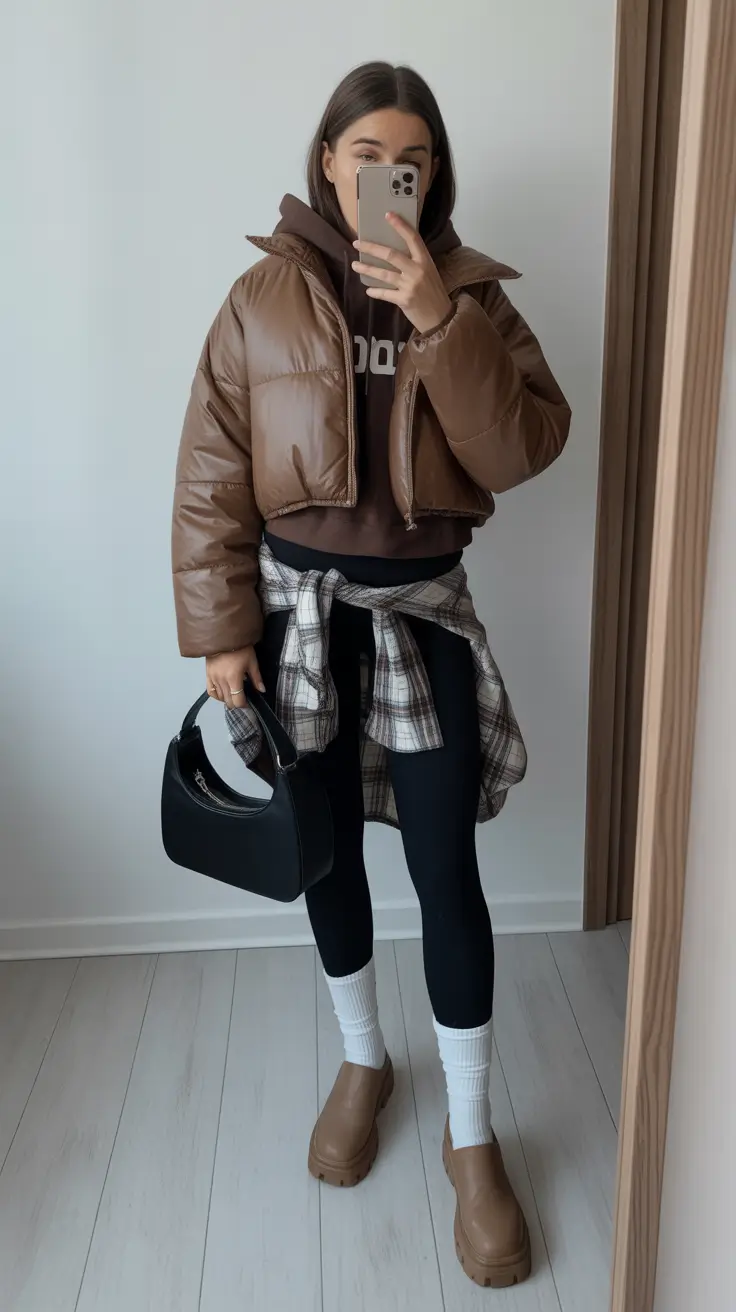 outfits layering Layered Espresso Energy