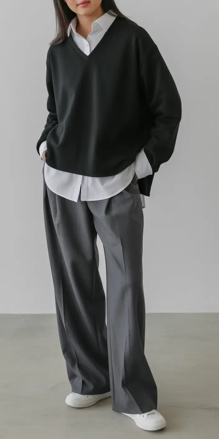 outfits layering Quiet Confidence in Neutrals