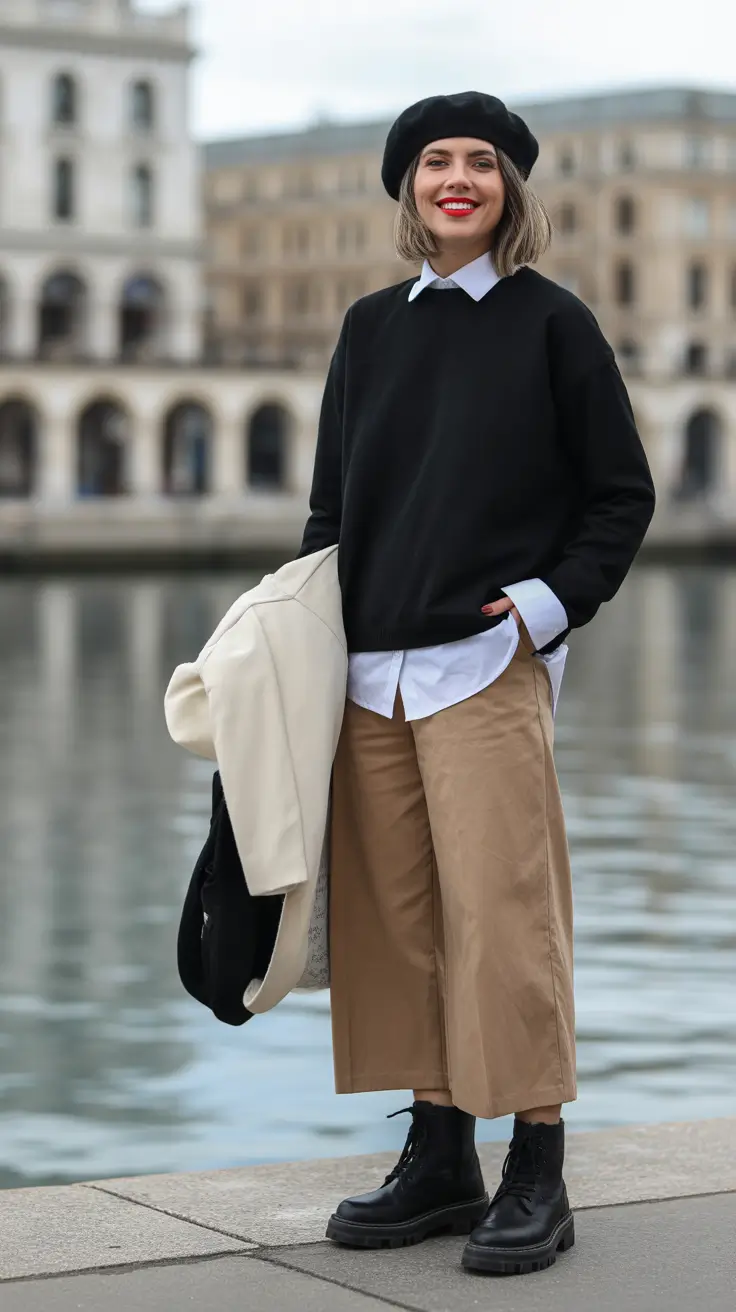 outfits layering Parisian Cool Layers