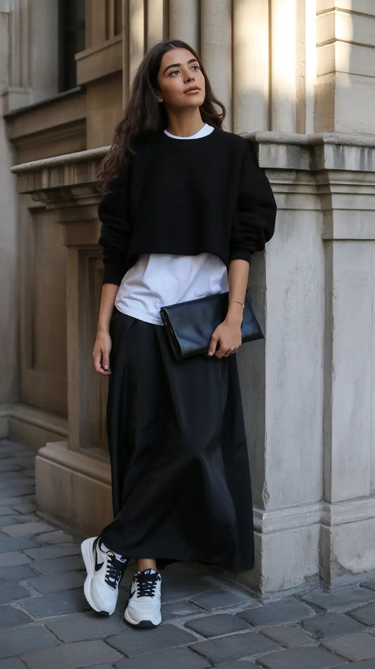 outfits layering Modern Urban Ease