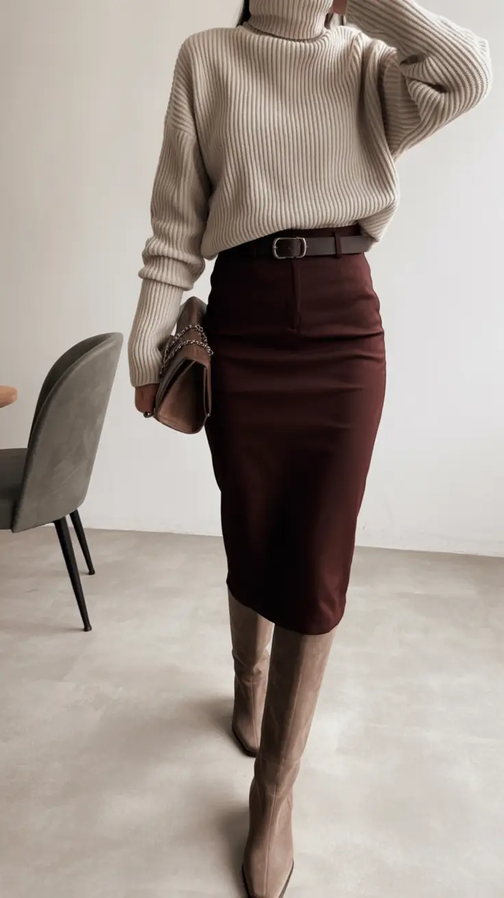 business casual outfits for women Elevated Neutrals with a Feminine Twist