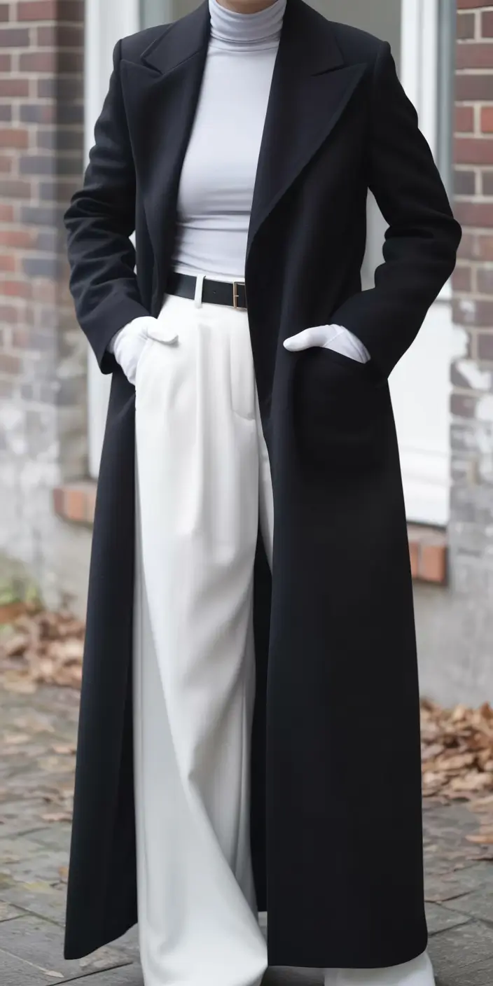 business casual outfits for women Monochrome Precision