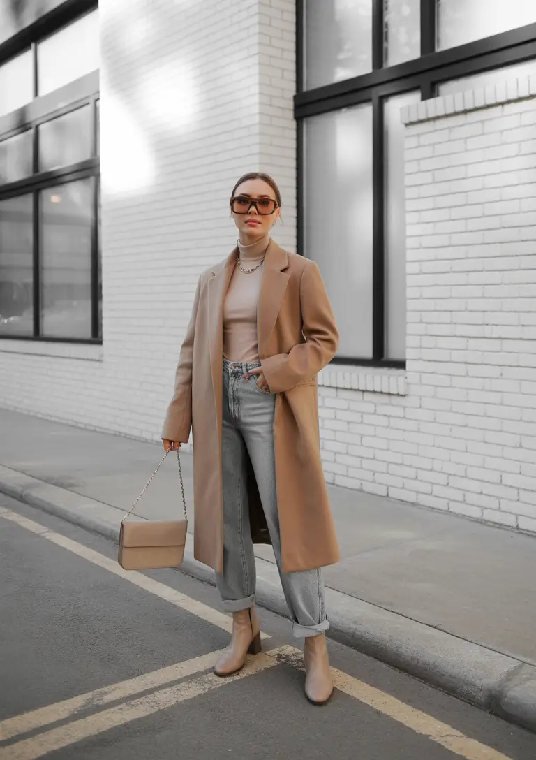 cute outfits Neutral Street Sophistication