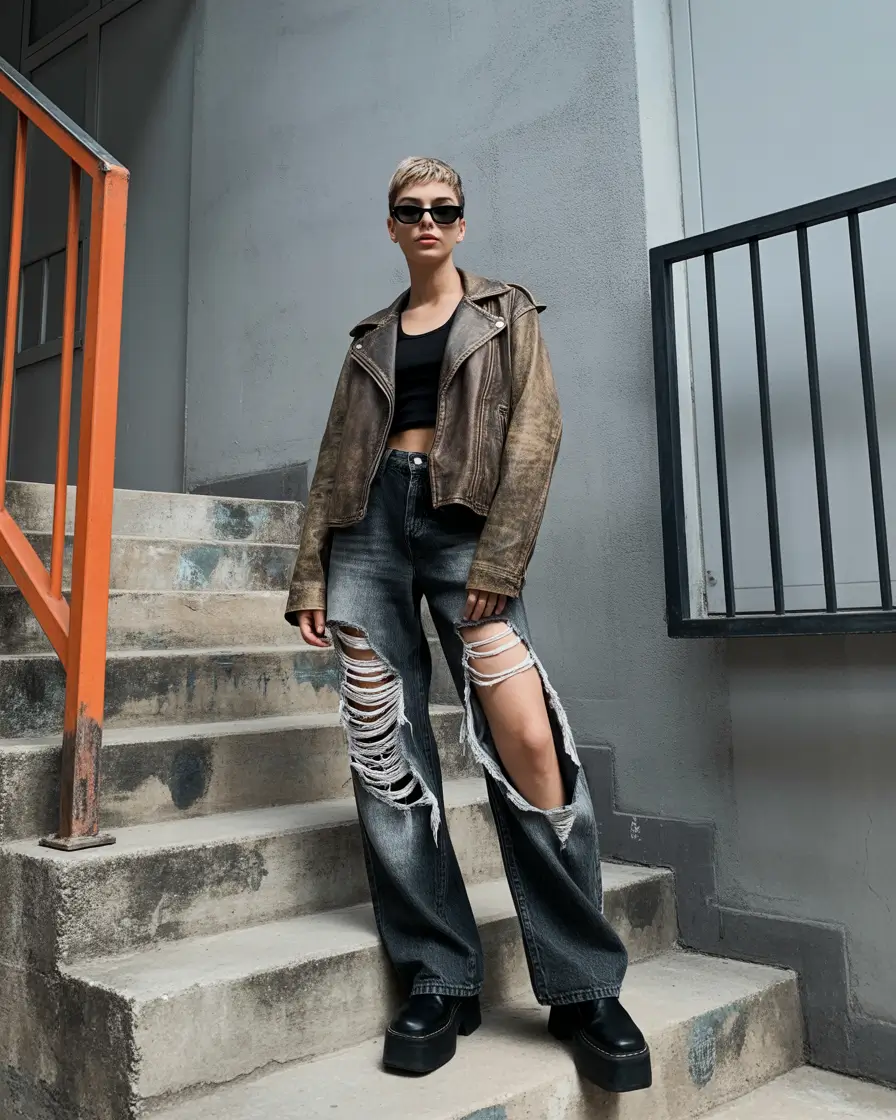 new york outfits Industrial Edge Revival