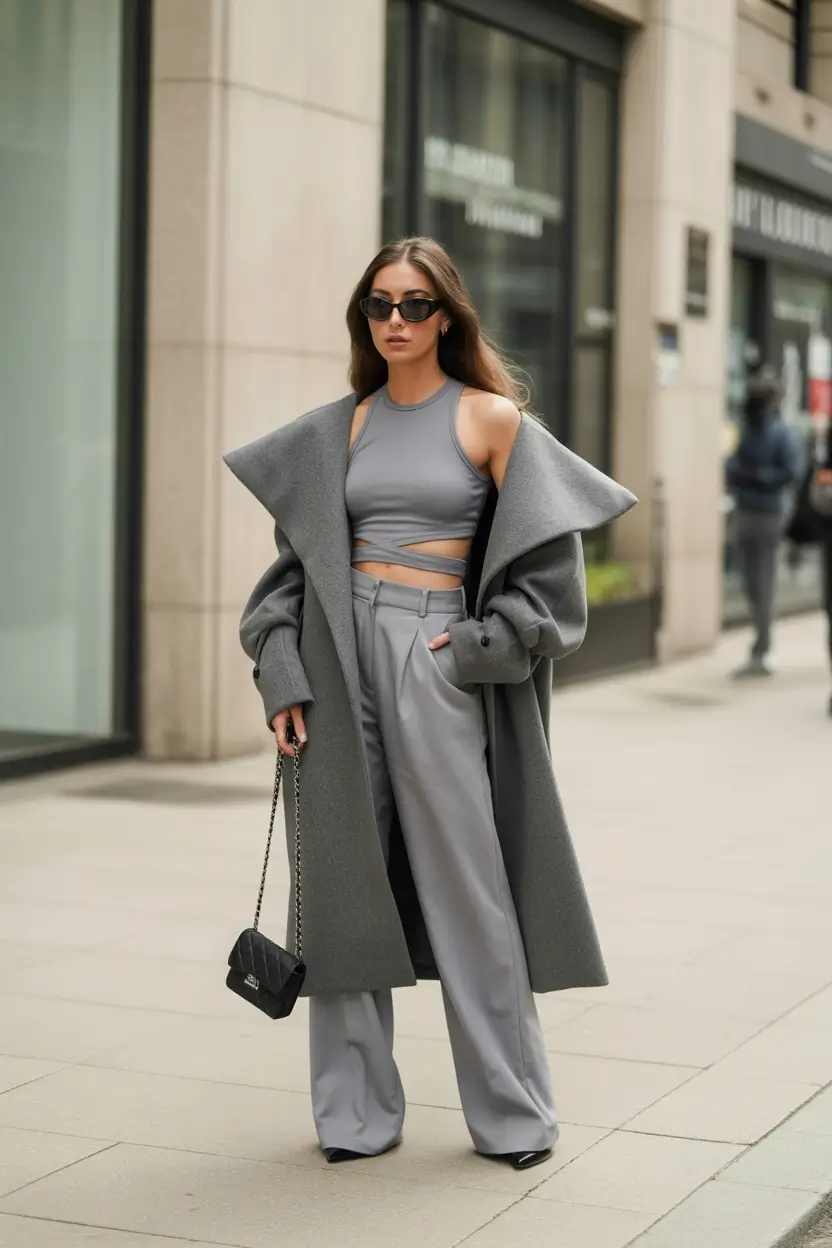 new york outfits Monochrome Edge