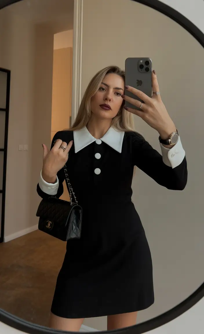 old money outfits 2026 Monochrome Muse