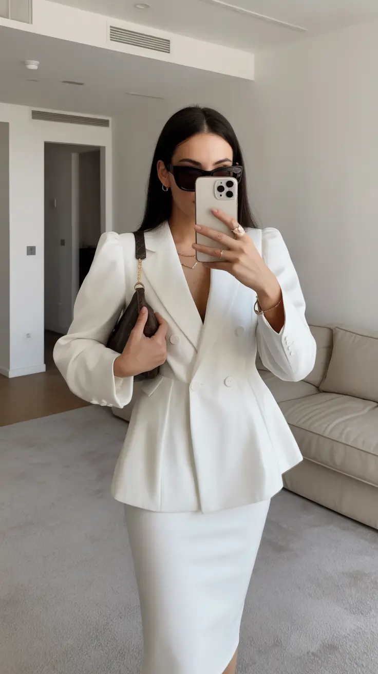 old money outfits 2026 Ivory Atelier Precision