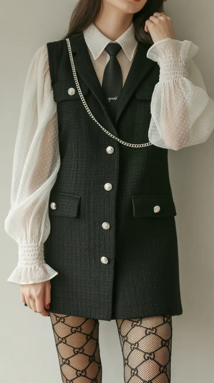 old money outfits 2026 Academia Noir