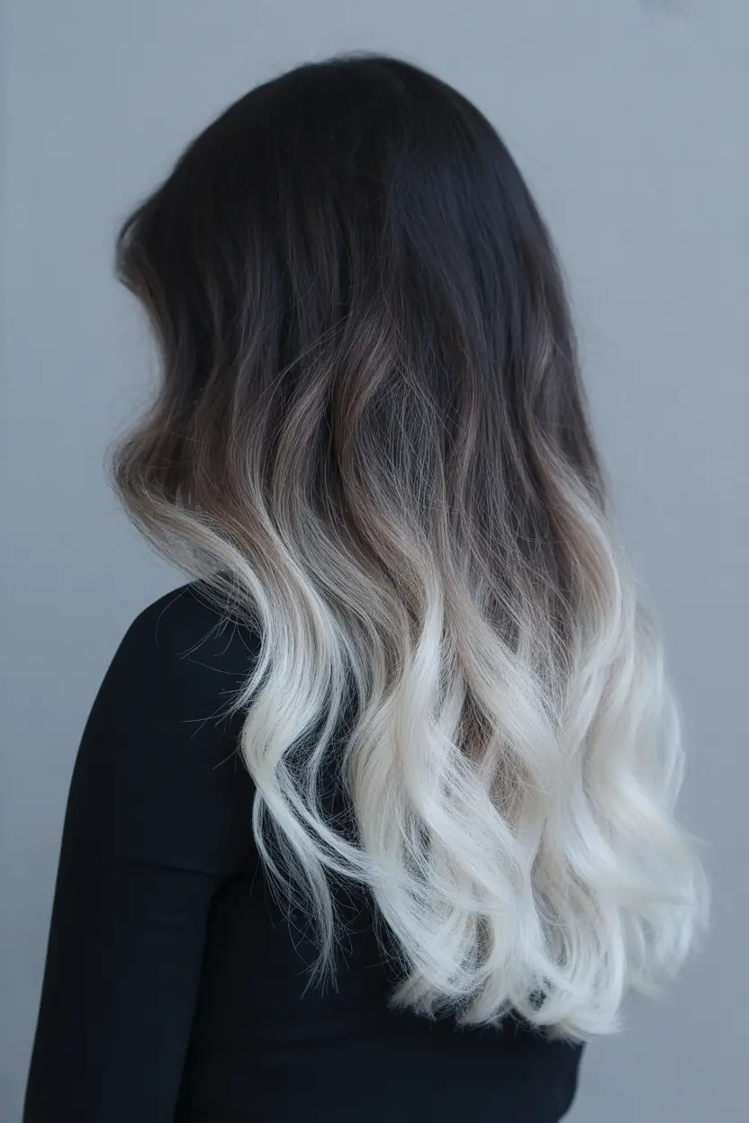 ombre hair color 2026 Classic Dark Roots Light Ends