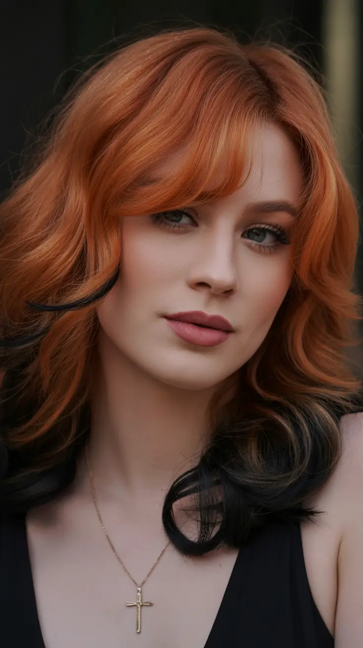 ombre hair color 2026 Autumn Ember Ombre