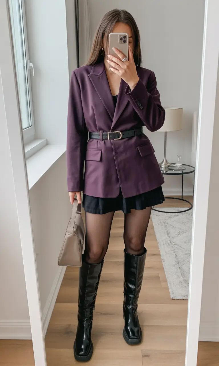 office-outfits-Edgy-Plum-Elegance-and-Bold-Femininity