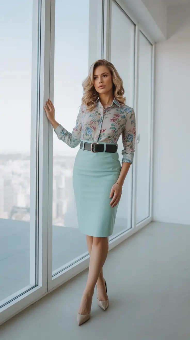 office-outfits-Soft-Pastels-and-Feminine-Poise