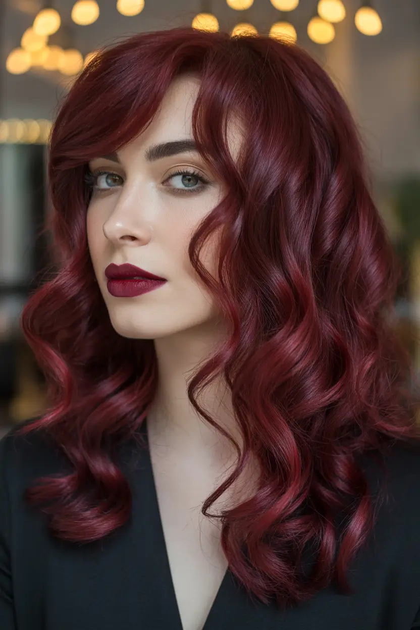 red hair colors Cranberry Couture Curls