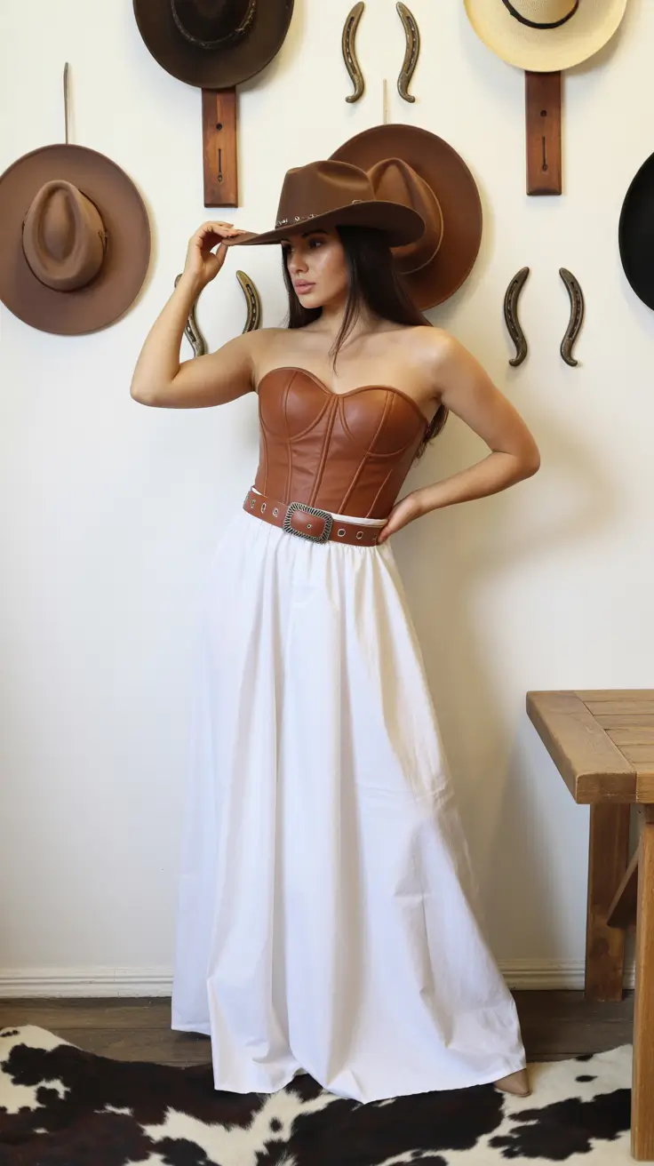 rodeo outfits Leather and Linen Romance