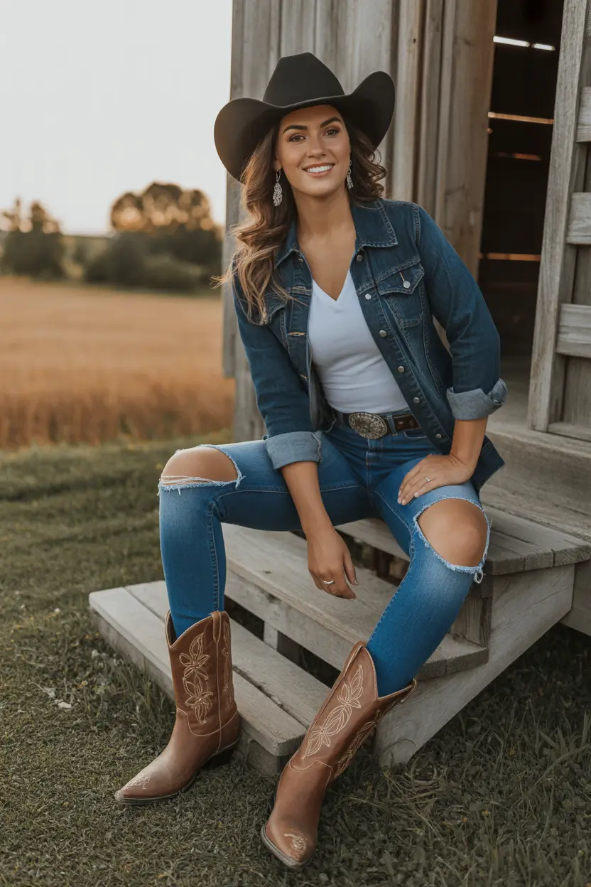 rodeo outfits All-American Denim Spirit