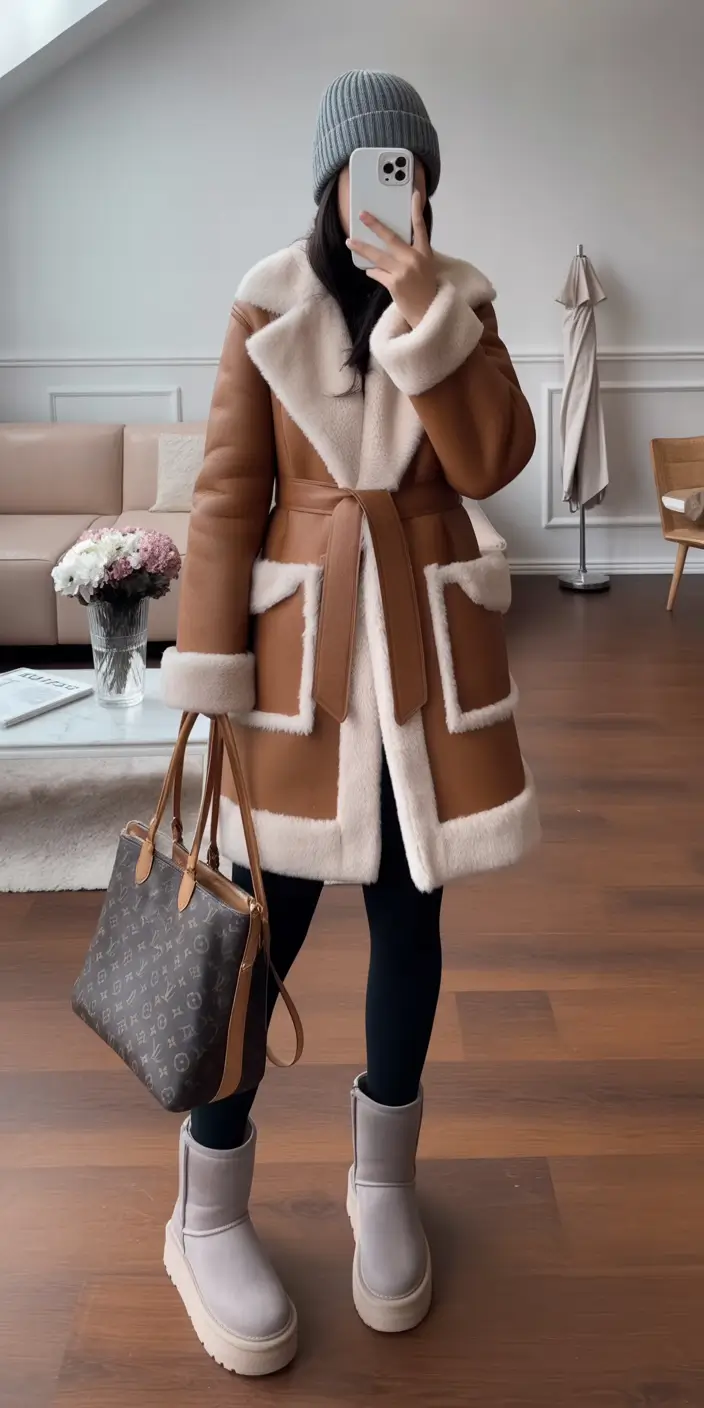 Casual Shearling Luxe