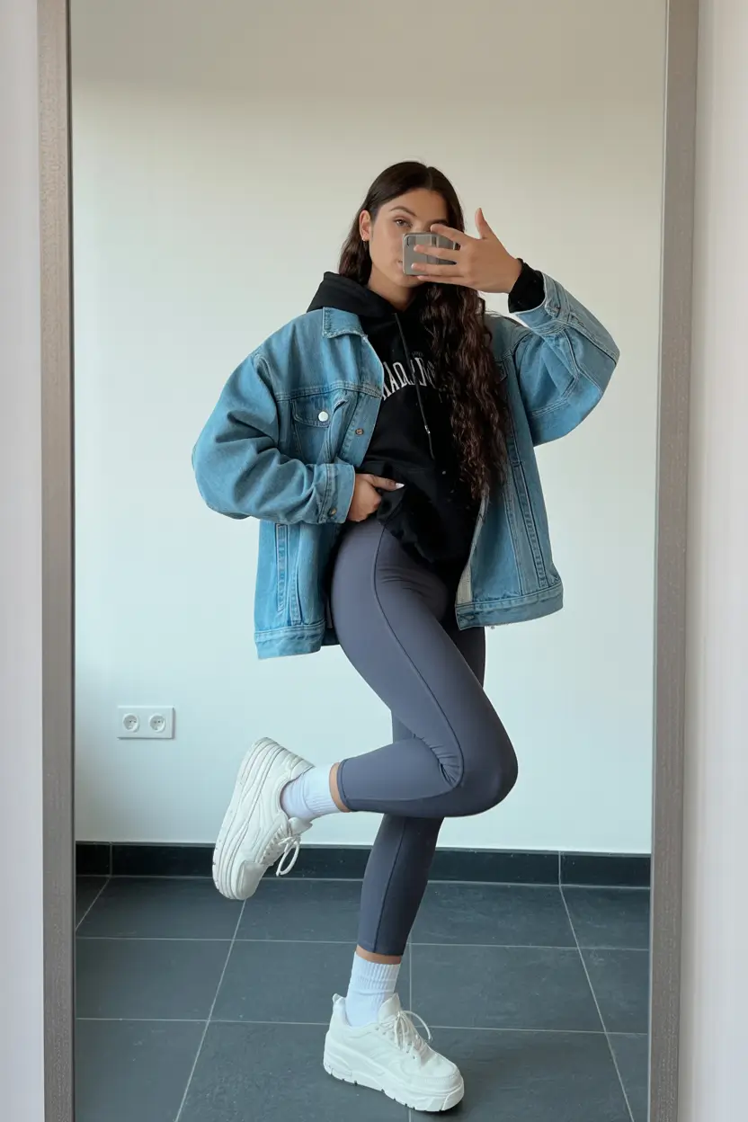 legging outfits Denim Revival Cool