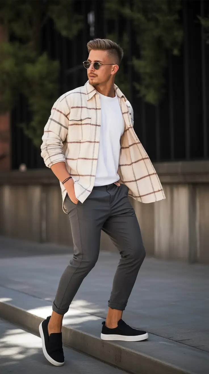 Outfits for Men Minimalist Weekend Layers With Modern Ease