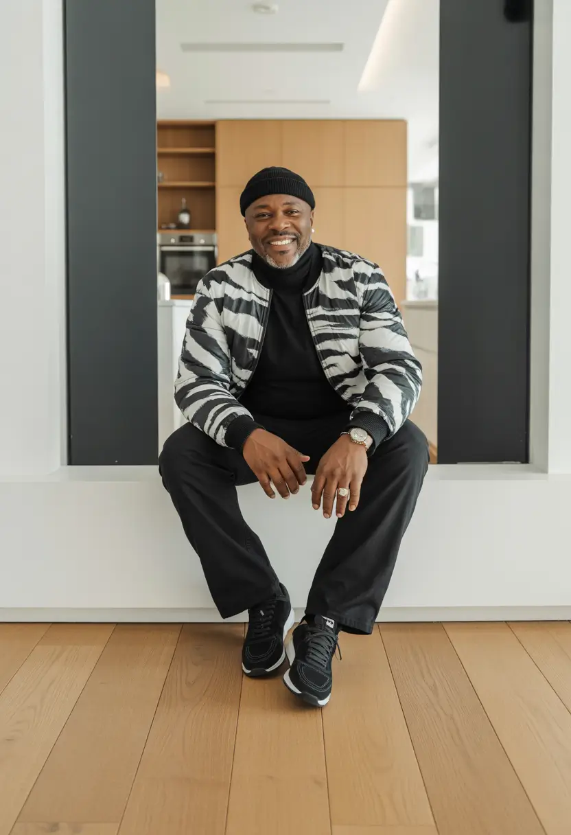 Outfits for Men Monochrome Street Style